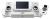 Altavoces con Soporte 3 en 1 en Blanco PSP  Soporte  Cargador y Altavoces con mando a distancia 